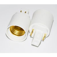 G24 to E27 Adapter G24Q 4PIN to E27 E26 Lamp Light Bulb Lamp Adapter Converter Holder Lamp Base Converter