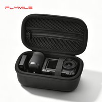 Flymile Camera Bluetooth Grip Carrying Case for DJI Action 6/5 Pro/Insta360 Ace Pro 2 Handle Storage Bag Accessories