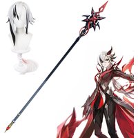 Game Arlecchino Spear Genshin Impact Cosplay Props Weapons Halloween Christmas Fancy Party Costumes Accessories Birthday Gifts
