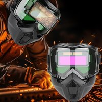 Auto Darkening Protector Shade Soldering Protective Hood Welder Face Protector for Protecting Welders from Strong Light