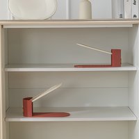 10pcs Shoe Rack, Vertical Stripe with Golden Ring. Stylish Color Scheme. Space-Saving, Solves Messy Issues,