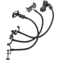 1Set Flexible Microphone Gooseneck Phone Stand With Desk Clamp For Radio Broadcasting Studio Live Equipment Stations