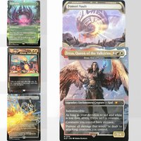HOLO39-1-E-G TCG magical proxy Exalted Sunborn Faerie Mastermind Filigree Vector Galadhrim Brigade German Black Core