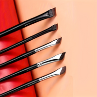 1/5Pc Upgrade Blade Eyeliner Brush Ultra Thin Fine Angle Flat Eyebrow Brush Under The Eyes Place Precise Detail Brush