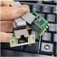 M.2 Network Card 10/100/1000Mbps M.2 A+E To Gigabit Ethernet Card M.2 A+E Ethernet Adapter for Desktop PC for Windows Linux