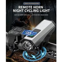 AliExpress cycle zone Smart Sensor Bicycle Front Light Wireless Remote TYPE-C Rechargeable with Horn Bike Headlight Flashlight for MTB Cycling Accesso