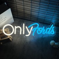 Fords LED Neon Sign Light, for Dad's Garage, Repair Shop, or Summer Garden, Ideal for Car Lovers/Garage Adornment/Stylish Decor image 4