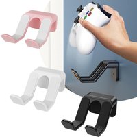 No-Drill Game Controller Holder |Anti-Slip Pads Wall Mount Load Capacity | Multi-Functional for Controllers & Headphones