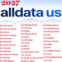 2027 AllData US Automotive Data Solution Car Repair Information Wiring Diagrams Parts Catalog for Renault for BMW for Ford