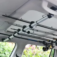 2Pcs Fishing Car Organizer Rod Holder Belt Rod Fixed Strap Carrier For Truck SUV Auto Fishing Rod Fixing Strap Accessories