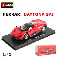 Bburago 1:43 Ferrari Daytona SP3 Static Die Cast Vehicles Collectible Model Car Toys