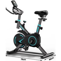 AliExpress NONE Upright Spin Exercise Bike, Silent Air Bike Home Gym Fitness Trainer, Zwift APP Connected, Stepless Resistance Adjustment, Easy