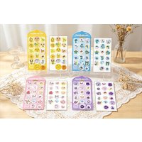 Pokemon Epoxy 3D Puffy Stickers Cute Pikachu Gengar Squirtle Decals for Scrapbooking Journal Phone Kids Stationery DIY Gifts