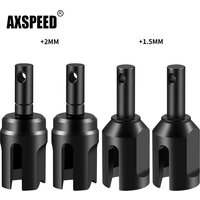 AXSPEED Spring Steel +1.5/2.0mm Extended Diff Drive Cup for ARRMA Typhon MOJAVE V2 INFRACTION F1 FELONY 1/7 RC Car Upgrade Parts