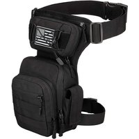Multi-compartment Portable Thigh Pack, Dual Strap Secure Waist Bag, Outdoor Tool Storage Bag