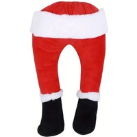 Santa Claus Legs Plush Santa Elf Ornaments Stuffed Filled Christmas Tree Topper Home Hanging Ornaments Holiday Party Supplies