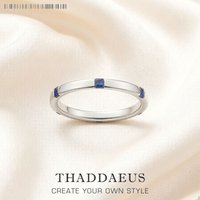 Ring With Stones Europe Style Trendy Fine Jewelry For Women Brand New Pure 925 Sterling Silver Christmas Gift