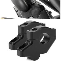 New 1 1/8" 28mm Handlebar Riser Clamps Handle Bar Mount Risers For Aprilia Tuono 1000 R V4 APRC /1100/R/1000 Tuareg 660