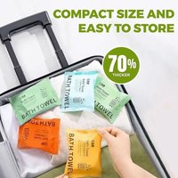70x140CM Thick Compressed Disposable Bath Towel Oversized Quick Dry Lightweight for Camping Business Trip