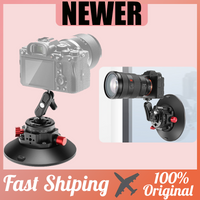 NEEWER CA013 Car Mobile Phone Holder Camera Suction Cup Gimbal Aluminum Alloy Strong Suction Stand with Ball Head Magic Arm