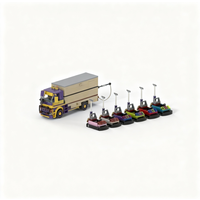 994PCS MOC City Champions Super Car Fairground Tractor Bumper Trailer Model Technology DIY Assembly Building Blocks Display Gift
