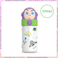 Thermo Bottle for Buzz Lightyear Pattern 350ML Stainless Steel Insulated Cup Portable Handle Toy Story Water Bottle for Child