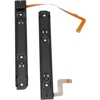 1 Pair Game Console Slide Rail Professional Replacement Metal Slider Rail with Sensor Flex Cable for SWITCH OLED Host new