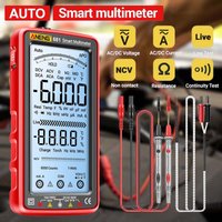ANENG 681 Non-contact Voltage Tester, AC/DC Rechargeable 6000 Counts, Digital Professional Multimeter Current Tester LCD Screen