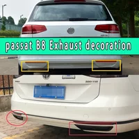 Stylizacja samochodu dla vw Passat B8 wariant Body kit 2016 2017 2018 2019 2020 chromowane akcesoria stylistyczne cztery dekoracje wydechowe