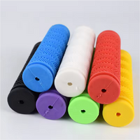 AliExpress NONE 1Pair Bicycle Handlebar Grips Anti-skid Bike Handle Bar Grips Rubber Covers Fixed Gear BMX MTB Mountain Bike Bicycle Accessories