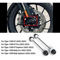 For Triumph Tiger 1200 GT PRO / Rally Explorer Front Rear Axle Fork Sliders Crash Motorcycle Protector Wheel Hub Anti-Collision
