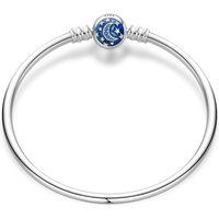 925 Sterling Silver Universe and Galaxy Bracelets For Women Fit DIY Charms Bead Fine Birthday Party Jewelry