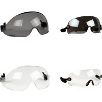 CE Visor fo Safety Helmet Construction Hard Hat Accessories Safety Goggles for Helmet Replacement PC Material Eye Protector ANSI