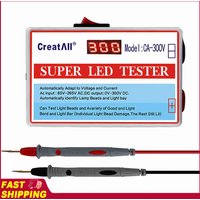 CA-300V Portable LED Lamp Beads Light Bar TV Backlight Tester LED Strips Beads Lamp Board Test Tool Capacitance Diode Voltage Te