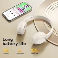 HOCO W46 Wireless Bluetooth Headphone 40MM Speakers Music Earphone For Sports Gaming Foldable Design Portable Over-ear Headset