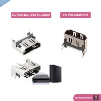 5pcs HDMI Port for PS4 Slim PS4 Pro HDMI Port Socket Interface Connector for PS4 Replacement Parts HDMI Jack Port Display Socket