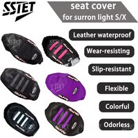 AliExpress NONE Motorcycle Pro Ribbed Rubber Gripper Soft Guts Seat Cover Anti-slip For Surron LightBee X S Off-Road Electric Vehicle E-Bike