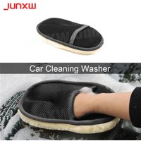Car Washing Imitation Wool Gloves Thickened Plush Car Wiping Gloves Car Cleaning Supplies Waxing and Polishing Washer Products