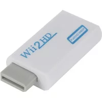 VIKEFON Wii To HDMI-compatible Adapter Converter 3.5mm Audio For PC HDTV Monitor Wii2 To HDMI-compatible Converter Adapter