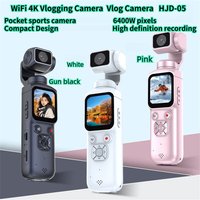 4K WiFi Vlogging Camera 1.72" Touchscreen Mini DV Camcorder Portable Video Recorder for Sport Bike Travel Police Law Enforcement