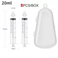 Babi Nose Cleaner 2Pcs/box Rhinitis Nasal Washer Needle Tube Baby Nasal Aspirator Cleaner Syringe Baby Nose Washing for Children