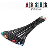 Electric Scooter & E-Bike Wiring Connector – Female/Male Plug Cable, 2/3/4/5/6 Pin Options for Brake & Signal Sensor