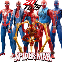 ZD Spider-Man: Brand New Day Action Figure Peter Parker Punk Scarlet Iron Spider 2099 Movable Joints Collectible Model Toys Gift