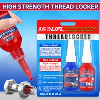 LOOLIFL Threadlocker Screw Locking Adhesive For Nuts, Bolts, Fasteners, HighStrength Screw Glue to Prevent Loosening Corrosion