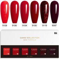 Kit de vernis à ongles gel séchage UV LED, 6 pièces de 9ml, CANSettlement HEMA FREE, magnifique document, semi-pigmenté
