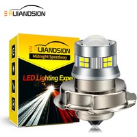 P26S LED Motorcycle Headlight Bulb 12V/24V Universal 6000K Xenon White High Brightness Lamp for Scooter ATV Moped Front Light