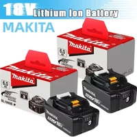 2026 100% Original Makita 18V 5Ah 6Ah 9Ah Rechargeable Lithium Battery,High Capacity Makita Power Tool Battery+charger+drill
