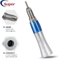 Dental Straight Nose Cone Low Speed Straight Handpiece Ratio 1:1 for Lab E-type Motors Dentist Tools