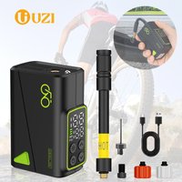 Portable Bike Electric Air Pump MiNi Tire Inflator 150 PSI High-Pressure Pump with Digital Gauge for Road Bikes, Mountain Bikes
