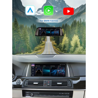 BONROAD 10.25'' Wireless CarPlay Android Auto Linux Audio Car Radio With Youtube Airplay Autolink Mirroring For BMW 5 Series F10 F11 NBT CIC System GPS Navigation Multimedia Display Touch Screen